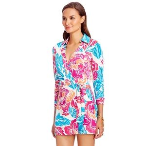 DVF floral romper